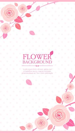 flower illustrationのイラスト素材