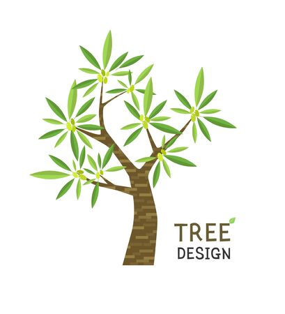 tree illustrationのイラスト素材