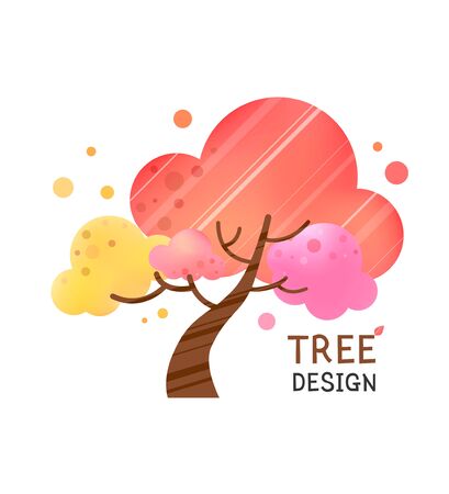 tree illustrationのイラスト素材