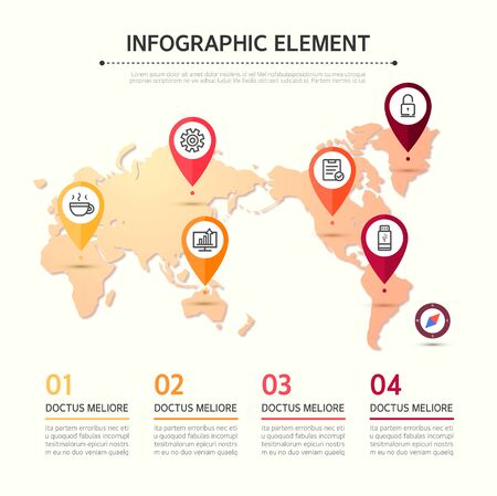 Business Info graphicsのイラスト素材