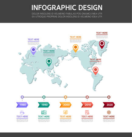 Business Info graphicsのイラスト素材