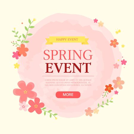 spring eventのイラスト素材