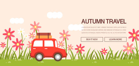 autumn travelのイラスト素材