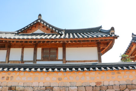 South Korea Traditional Houseのeditorial素材