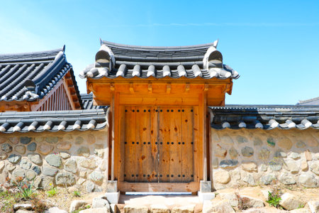 South Korea Traditional Houseのeditorial素材
