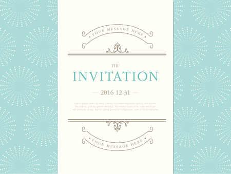 Invitation Designのイラスト素材