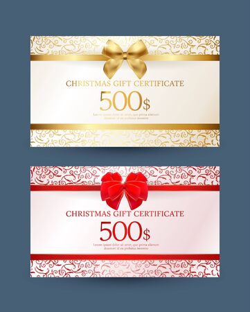 Gift Certificate Designのイラスト素材