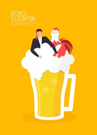 business illustrationのイラスト素材