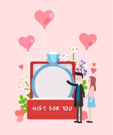 Love illustrationのイラスト素材