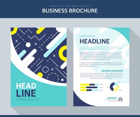 Business Brochure Illustrationのイラスト素材
