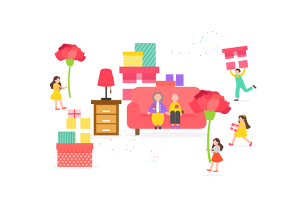 Happy Mayのイラスト素材