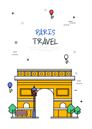 Let's go travel. Vector illustration.のイラスト素材