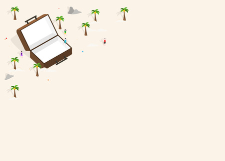 Travel illustrationのイラスト素材