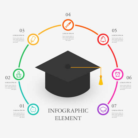 Info graphic designのイラスト素材