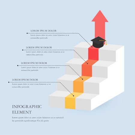 Info graphic designのイラスト素材