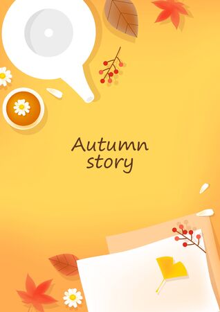 Autumn Illustrationのイラスト素材