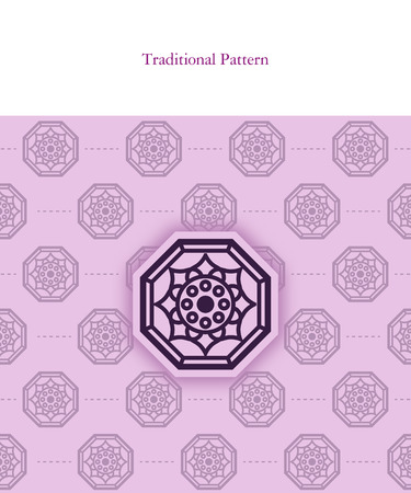 Korean Traditional Pattern Designのイラスト素材