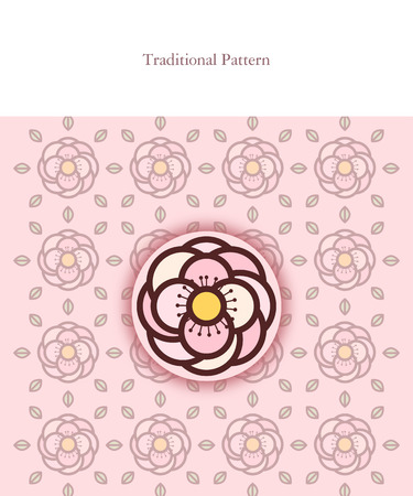 Korean Traditional Pattern Designのイラスト素材