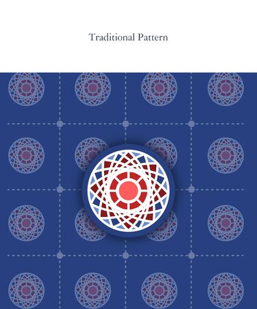 Korean Traditional Pattern Designのイラスト素材