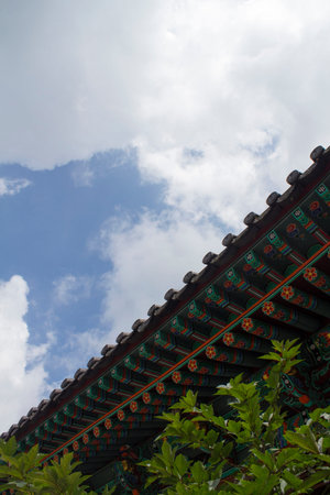 A beautiful Korean temple