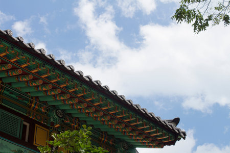 A beautiful Korean temple