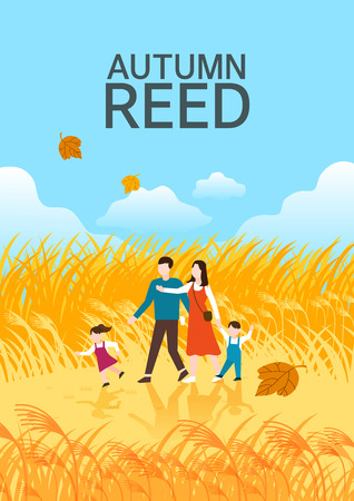 Autumn illustrations.のイラスト素材