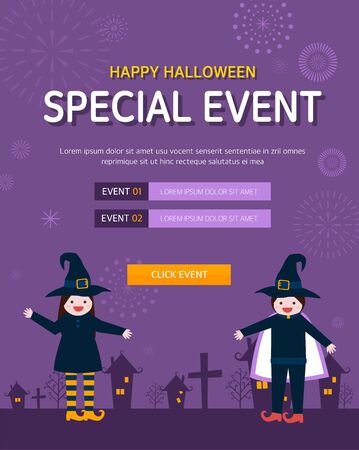 Halloween Day Event.のイラスト素材