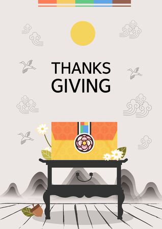 Thanksgiving Illustrationのイラスト素材