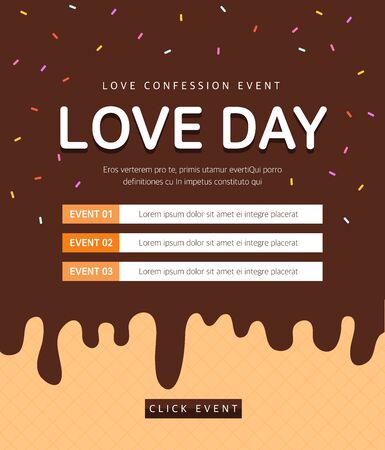 Love Day Eventのイラスト素材