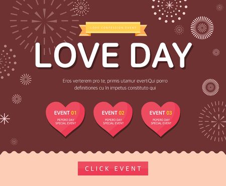 Love Day Eventのイラスト素材