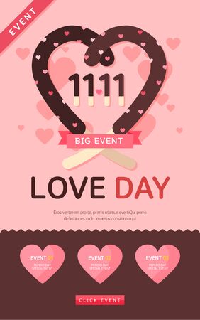 Love Day Eventのイラスト素材