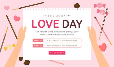 Love Day Eventのイラスト素材