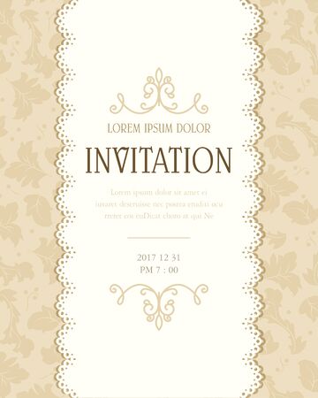 Invitation Designのイラスト素材