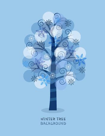 A tree illustrationのイラスト素材