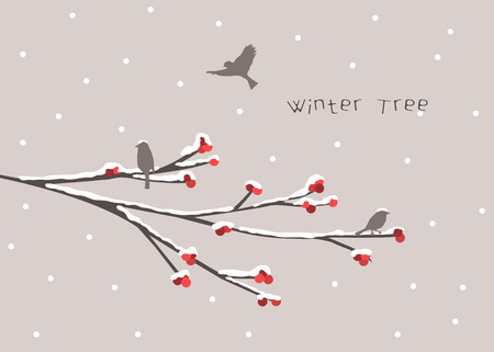 tree vector illustrationのイラスト素材