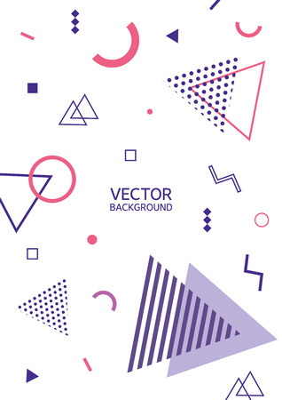 geometric background Vector illustration.のイラスト素材