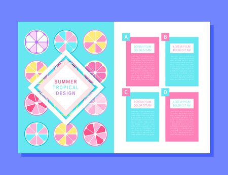 Unique Concept Brochure Designのイラスト素材