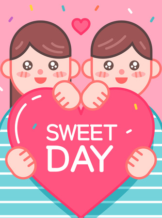 Event illustration of Loveのイラスト素材