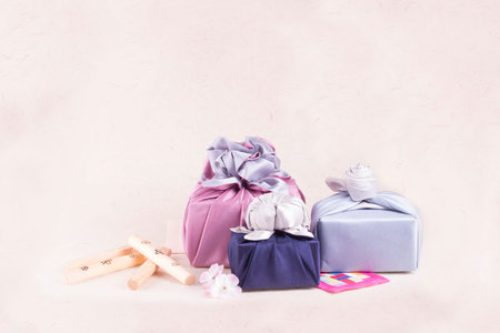 a collection of New Year's propsの写真素材