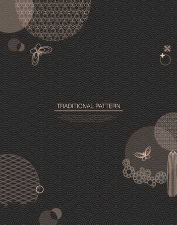 Traditional Pattern Template 03 :jewellery and patternのイラスト素材