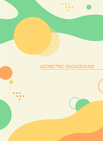 Simple geometric pattern background collectionのイラスト素材