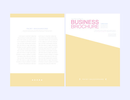 Highly utilized illustration brochures Designのイラスト素材