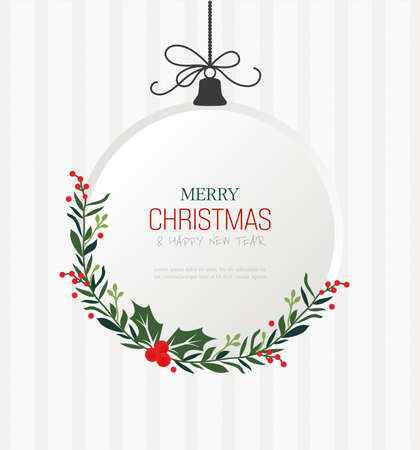 An easy to use Christmas frame.のイラスト素材