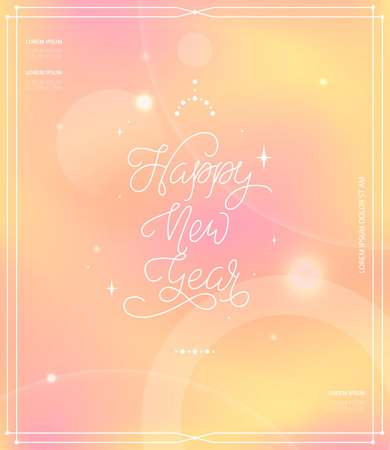 Year-end and New Year's card illustrationのイラスト素材