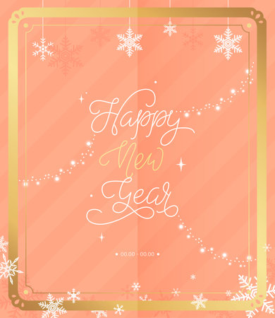 Year-end and New Year's card illustrationのイラスト素材