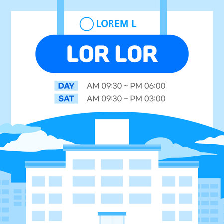 Spring Illness and Medical Health Templatesのイラスト素材