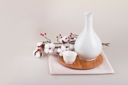Traditional holiday gift props concept photoの写真素材