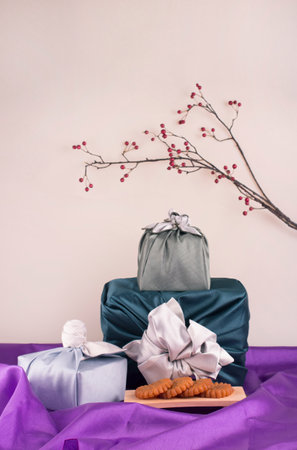 Holiday Chuseok gift concept photoの写真素材