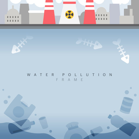 Environment, Food Object Frame illustrationのイラスト素材