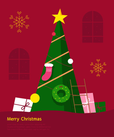 a variety of Christmas illustrationsのイラスト素材